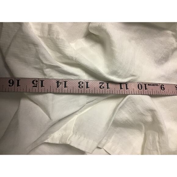 THE NINES BY HATCH XXL maternity white shorts elastic waist flat front NWT B57 - Picture 8 of 9